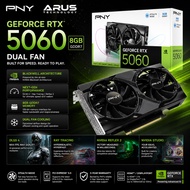 PNY GeForce RTX 5060 Dual Fan - 8GB Graphic Card | 3 Years Warranty