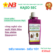Thuốc trừ sâu sinh học cao cấp Kajio 5EC (Emamectin benzoate 50g/l) 450ml- VTNN Năm Bưu