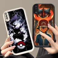 GK-86 X Pokemon Silicone Black White Casing for Samsung A50 A50s A30s A02 A7 M02 A03 Core 2018