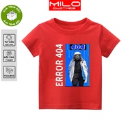 Áo thun Error Sans 404 - Pháp Sư Gangster Vải Thái Màu Đen size 15kg - 80kg