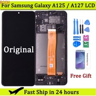 6.5"Original LCD For Samsung Galaxy A12 Nacho LCD A127 Touch Screen A125 Digitizer Assembly For Sams