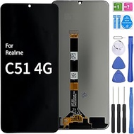 LCD Display Digitizer Touch Screen Replacement Part Compatible with Realme C51 4G RMX3830 Full Scree
