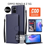 HP Case Flip Wallet OPPO RENO 8 Z 5G Premium Leather Flip Wallet Case/Mobile Wallet Case