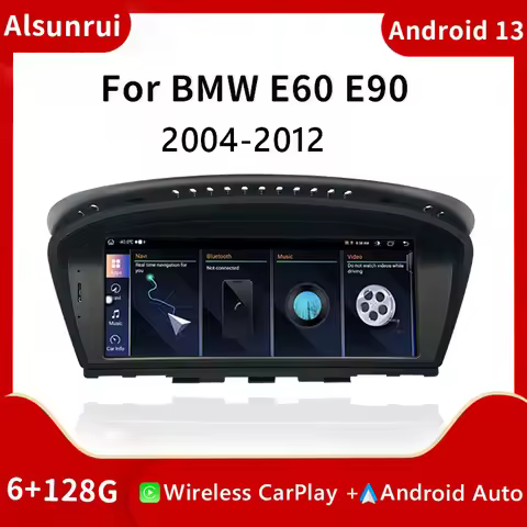 2 din Android 14 Car Multimedia For BMW Series 5/3 E60 E61 E62 E63 E90 E91 Radio Screen CICCCC GPS N
