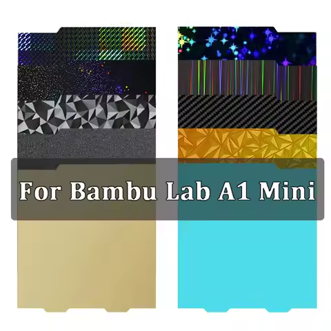 For Bambu Lab A1 Mini Build Plate Double Sided H1H PEY PEO PET PEI Bed Spring Steel Sheet Pei Sheet 