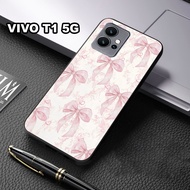 Glossy glitter Softcase for type VIVO T1 5G COQUETTE motifhp Vivo T1 5G case can also be used for al