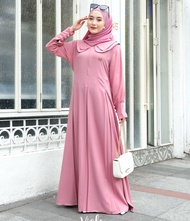 GAMIS REMAJA WANITA TERBARU 2025 MECA DRES POLKA SYAKILA VIOLA HIJAB JUMBO