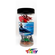 WENNO MARINE ANIMALS OF 13 PCS OCEAN SEA ANIMALS EDUCATION TOYS PLAYSET KIDS BOYS AND GIRLS