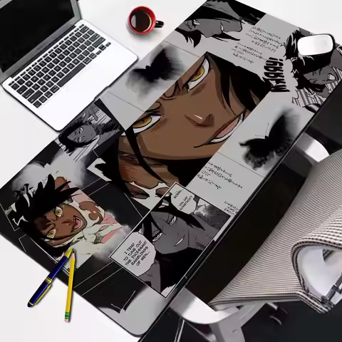 Bleach Yoruichi Fashion Big Mouse Pad Large HD Printing Anime Desk Mat Luxury Large Extended Desktop