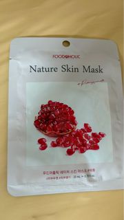 foodaholic 韓國nature skin mask/面膜/石榴