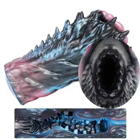 GEEBA Ultra-Soft Fantasy Monster Design Male Onahole Alien Shaped Masturbation Sleeve Realistic Pock