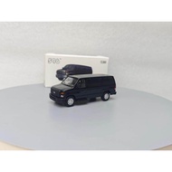 596 1: 64 Ford E-Series Vans Ford E350 Black Alloy Car Model Gift