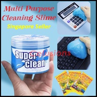 【SG Seller】❤️️Multi-purpose Cleaning Slime❤️️Reusable Dust Cleaner Putty Gel For Car Aircon Keyboard Camera Phone Laptop