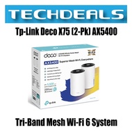 Tp-Link Deco X75 (2-Pk) AX5400 Tri-Band Mesh Wi-Fi 6 System