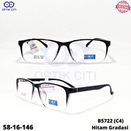 Top Quality Frame Kacamata Pria Kotak Size Besar Cbf 5722 Original