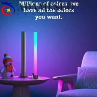 ADAMESUO RGB LED Light Bar, RGB Pickup Smart Music Rhythm Lights, Desktop Decoration USB Powered Rhy