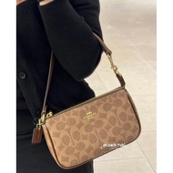 [Old Fairy] Pure Original Daigou Grade Coach Coach nolita19 Mahjong Bag Coach Underarm Bag Mini Bag 