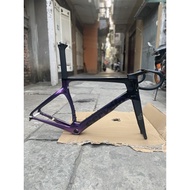 Cervelo S5 carbon road frame with disc brake using 46mm pressed BB, 1 equal to 1 convex 1cm - Black 