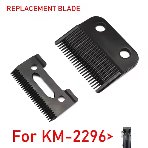 Kemei Original Replacement DLC Blade Hair Clipper Blades Cutter Head Fit for Kemei KM-2296 Electric 