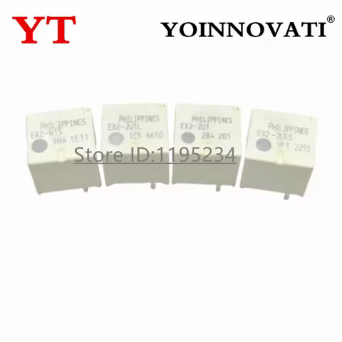 10pcs Auto Relay EX2-2U1S EX2-2U1L EX2-2U1J EX2 2U1S EX2 2U1L EX22U1 Central door lock relay 12V DIP