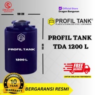 Tangki Air Plastik Profil Tank TDA 1200 Liter - Toren Air Profil Tank
