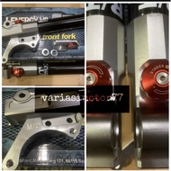 BOTTOM SHOCK DEPAN RT STAGE 6 PLUS BREKET 2 PISTON BEAT VARIO ESP NEW