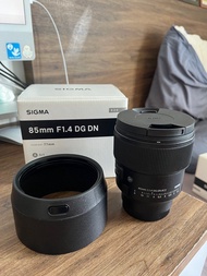 Sigma 85mm f1.4 DG (sony E mount)