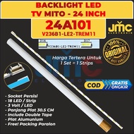 MITO 24 INCH LED TV BACKLIGHT 24A101 LED BACKLIGHT STRIP 18 LED 3V