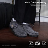 Voyagstuffofficial - Ortiz Corduroy Grey Chungky Wallabee