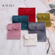 4 Flannel Snap Bag Small Cloth Bag Jewelry Packaging Bag Flannel Bag Bracelet Bracelet Storage Bag D
