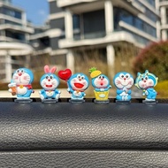 Decor Minidoraemon car decor - 6/8pcs แดชบอร์ดมุมมองด้านหลังกระจกเครื่องประดับเครื่องประดับ