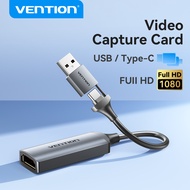 Vention HDMI Video Capture Card for Video Recorder Switch Xbox PS5 PS4 Computer Laptop Phone PC Tabl
