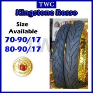 TWC KingStone Rosso Tayar Motor Tubeless Kingstone Pirelli KT168 Tubeless 70/90-17 80/90-17 Universe