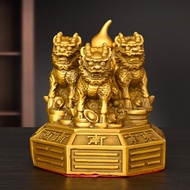 2026 New Style 2026 Copper Kirin Ornaments Pure Copper Gossip Kirin Brass Kirin Array Treasure Array
