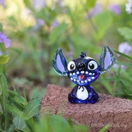 Glitter Expo Ornaments Glass Central Control Ornaments Decoration Figures Fun Cartoon Stitch Car Des