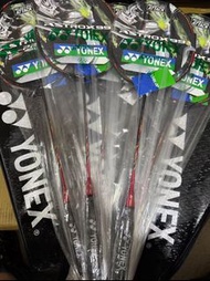 Yonex尤尼克斯天斧99PRO 日耀紅/白 全碳素羽球拍 4U超輕版球拍 攻防一體！