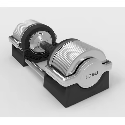 Unisex Gym Adjustable Dumbbells 32KG Home Fitness Weightlifting Dumbbells Increments 3-32KG Range