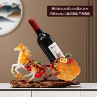 Red Wine Rack Ornaments Light Luxury High-End Safe Joy Wine Rack Wine Cabinet Decorations Dining Sid