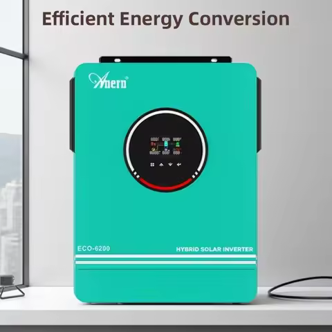 Solar Off Grid Inverter Hybrid 3600W 4200W 6200W Hybrid Solar Inverter Controller 24V 48V 220V 120A 