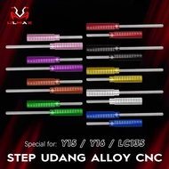 Y15ZR Y16ZR LC135 ULMAX STEP UDANG ALLOY CNC Y15 Y16 LC V2-V7 LC V8 STAND CASING CUSTOM LC STEP TUND