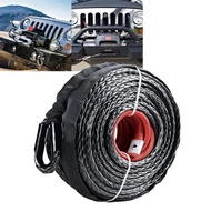 Winch Rope String Line Cable with Sheath 9.5mm Synthetic Towing Rope 29m Car Wash Maintenance String