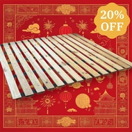 Giường palet cuộn gỗ thông nhập khẩu