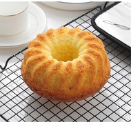 ▽✺Round Spiral shape silicone Bundt Cake Pan 6 inch, Bread Bakeware Mold baking Tools Cyclone Shape Cake Mould DIY Bakin