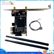 PCIE WiFi Card Adapter Wireless Network Card M2 NGFF Bluetooth Converter for Desktop Wi-Fi 8260 8265