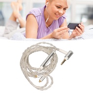 Viviwins Gugxiom 120cm Silver Plated 8 Core 3.5MM MMCX Earphone Cable with Microphone for Shure SE84