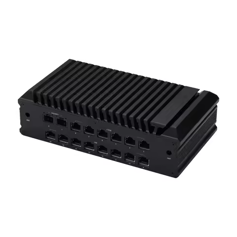 Mini PC Q30900UP Firewall Router with 6 ×I226-V 2.5 Gigabit LAN,2 × X710-BM2 SFP+,8 × Realtek RTL815