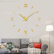 Fashion Large Wall Clock Wall Clock Retro Clock Acrylic diy Roman Wall Clock Creative