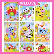 1pc-3D Form Eva Precut Sticker Art Craft Peel & Stick DIY Picture Puzzle Toy Early Learning for Kid 