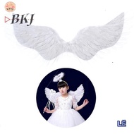 White Feather Wings - White Feather Wings - Animal Villa Decoration, Cosplay for Children