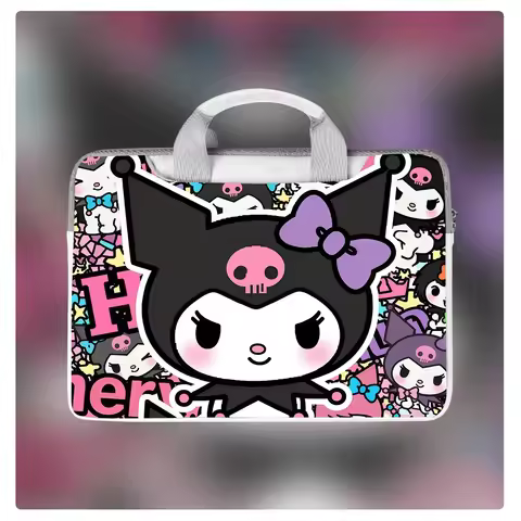 Hello Kitty Kuromi Portable Laptop Bag Protective Cover for Macbook 12 13 14 15.6 16 Inch Macbook Ai